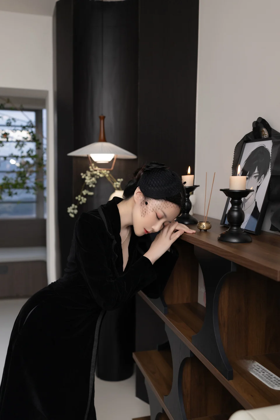 鱼子酱Fish - 未亡人 [120P-565MB] tg@simisebaisi 【丝足阁】003.webp